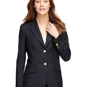 Brooks Brother Blazer Size 14 Navy Blue